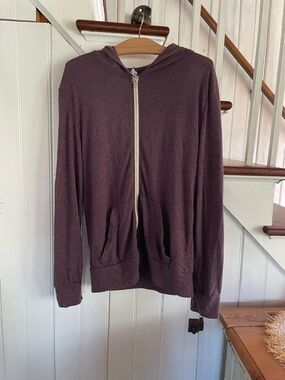 Alternative Zip Hoodie - Plum